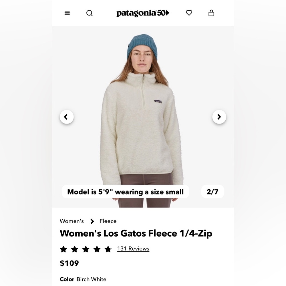 PATAGONIA | Los Gatos Fleece 1/4 Zip